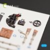 KELIK K72010 BF109-10G INTERIOR 3D DECALS FOR FINE MOLDS KIT 1/72